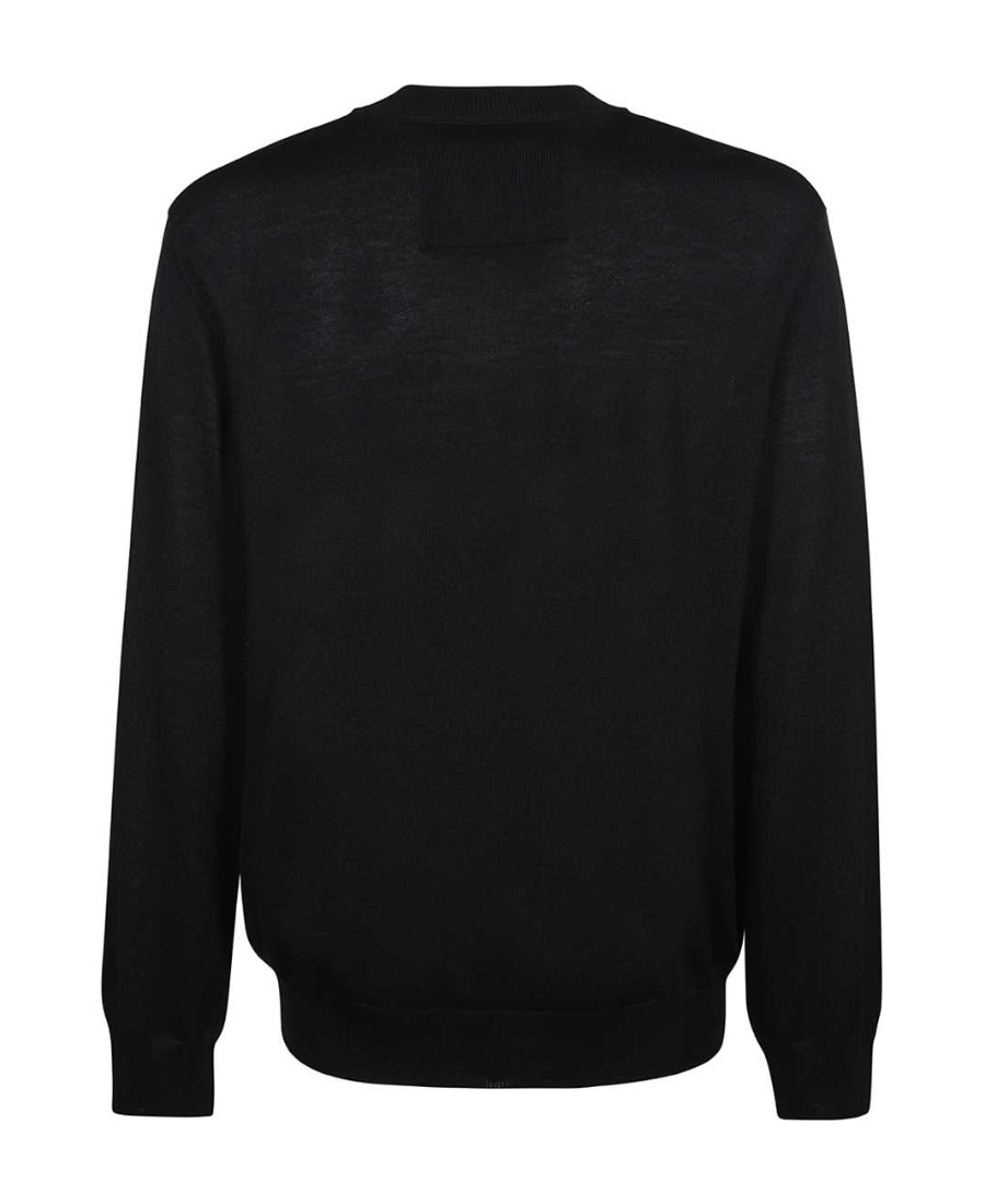 Givenchy Archetype Logo Embroidered Sweatshirt In Black