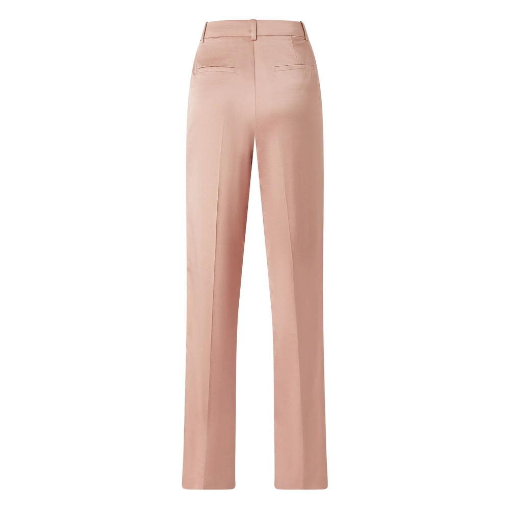 Pinko Elegant Satin Trousers For Ceremonies In Pink