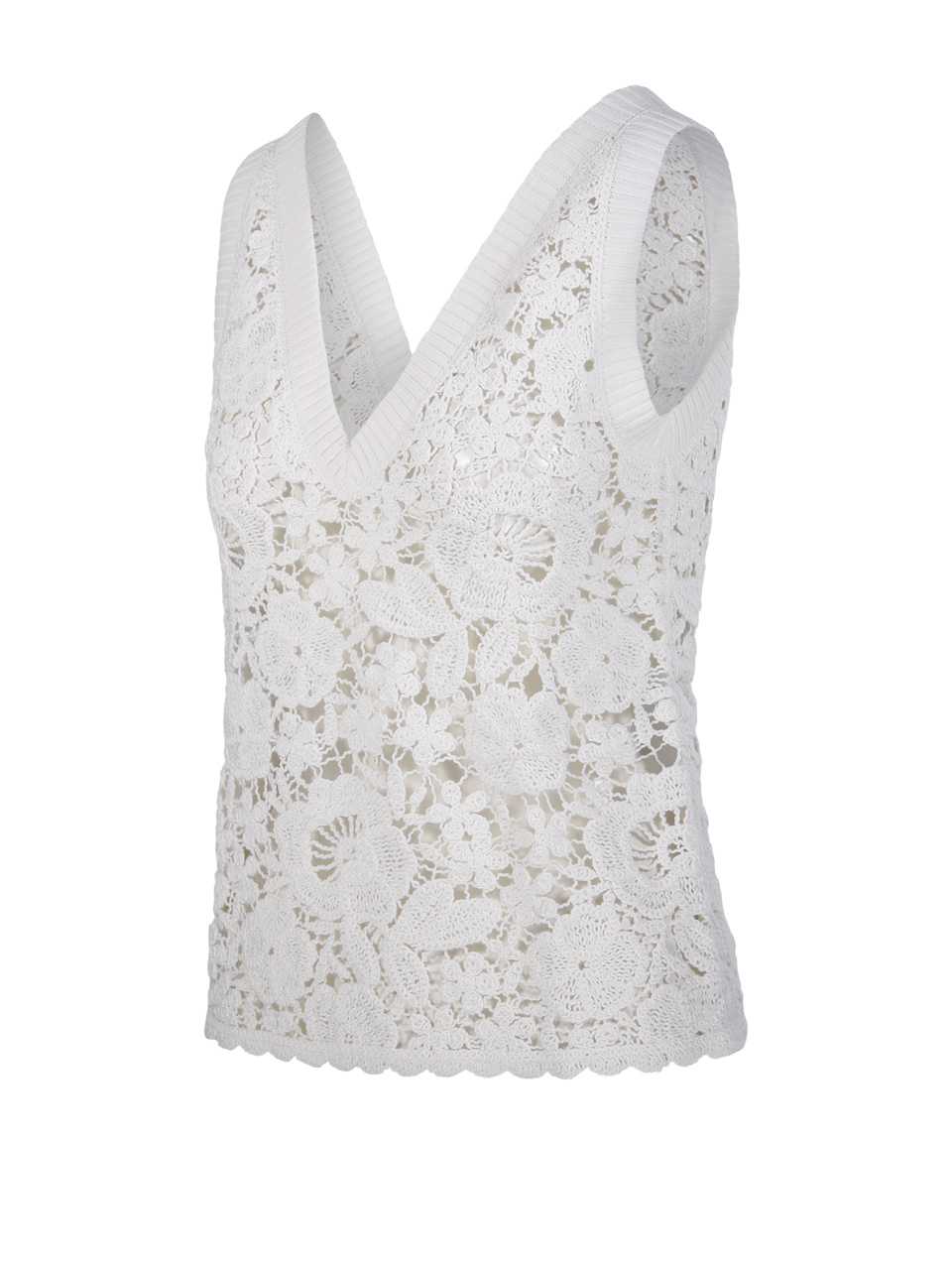 Shop P.a.r.o.s.h Copper Vest In White
