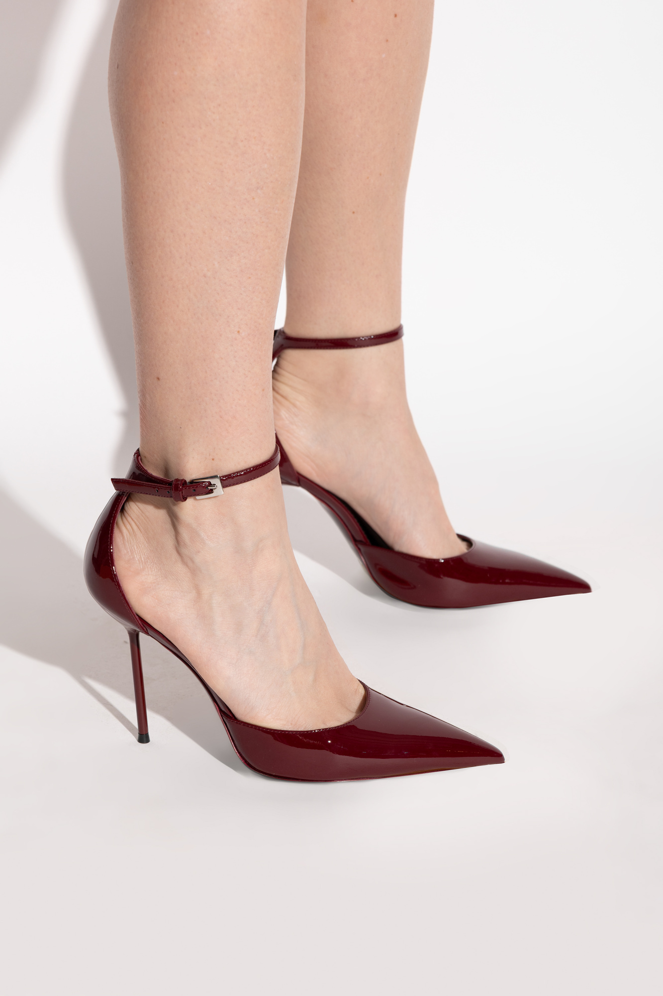 Paris Texas Lidia Heeled Pumps In Burgundy