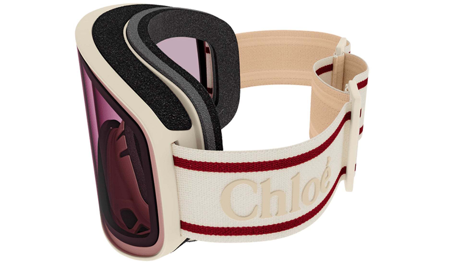 Chloé Eyewear Elasticated-band Ski Sunglasses In Gray