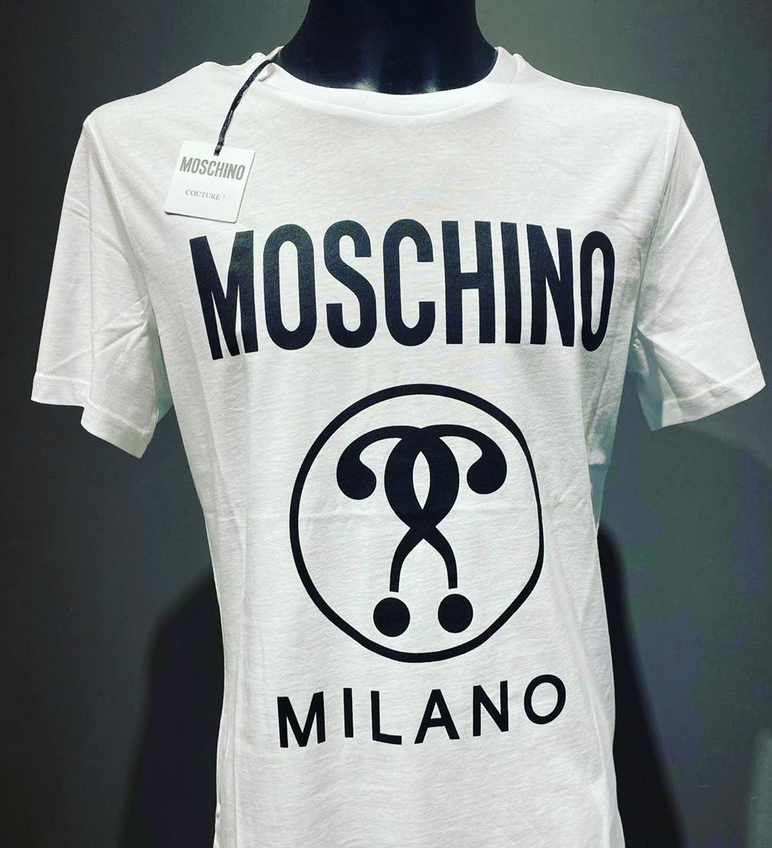 Moschino Logo Details Short-sleeved T-shirt In White