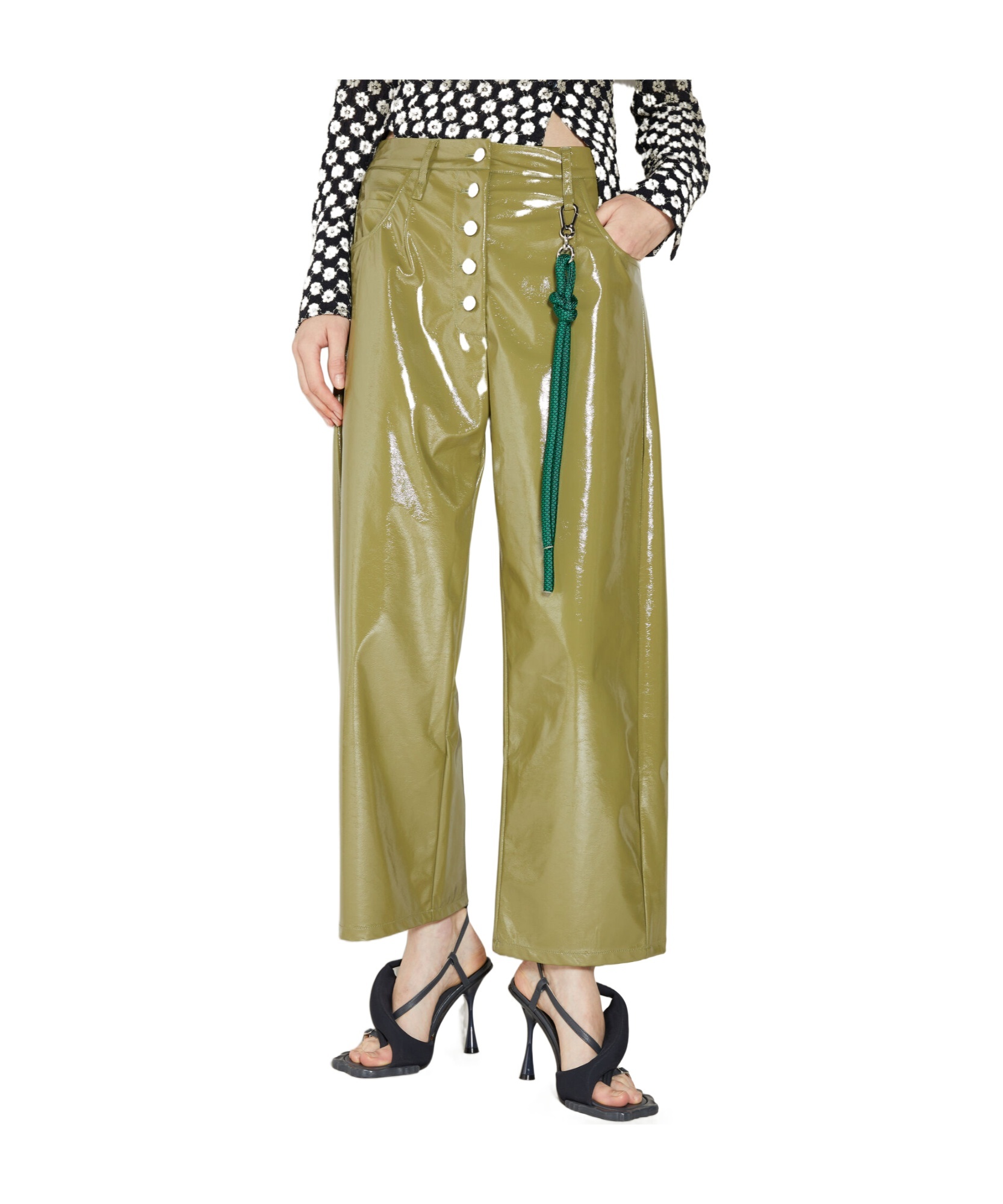 SONG FOR THE MUTE BRIGHT STRAIGHT CASUAL PANTS 