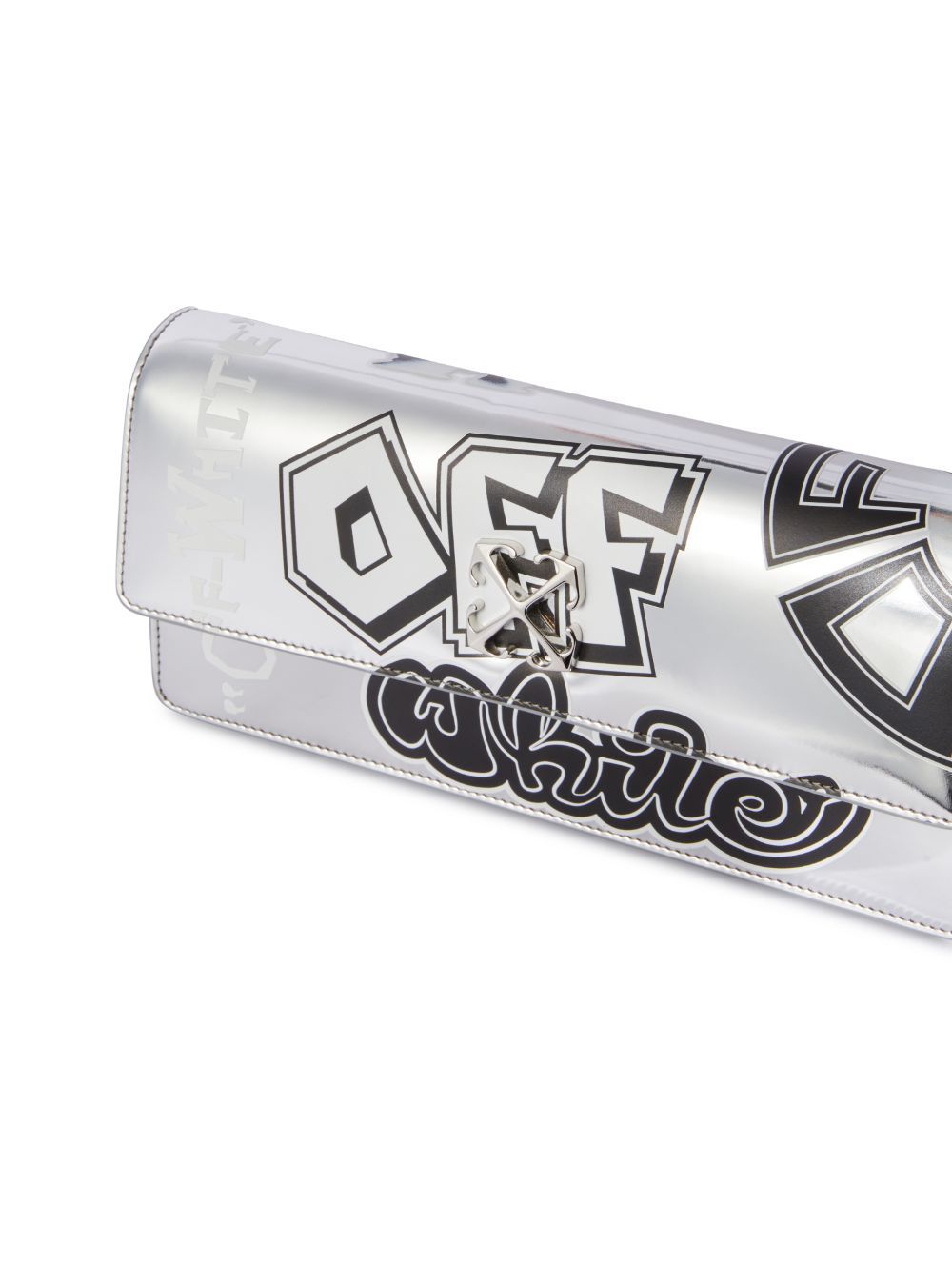 Off-white Silver Jitney 1.0 Shoulder Bag In White