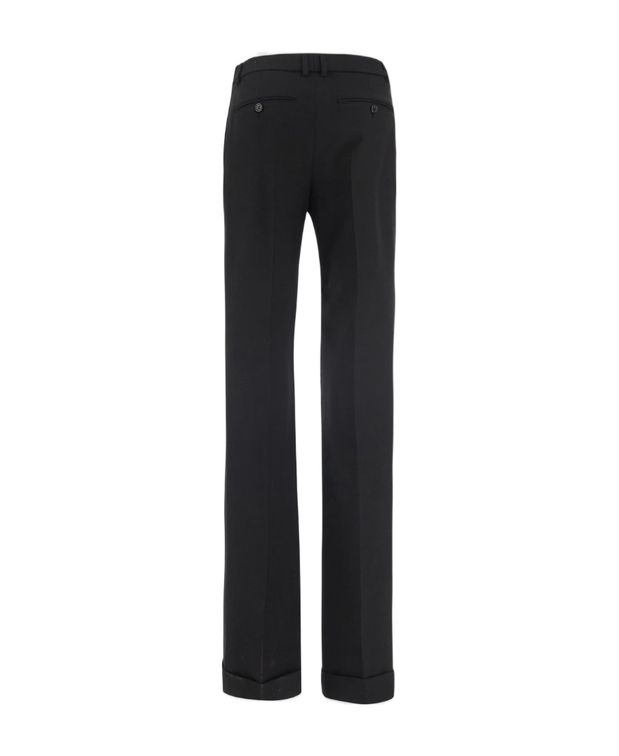 Saint Laurent Tailored Straight Trousers In Black