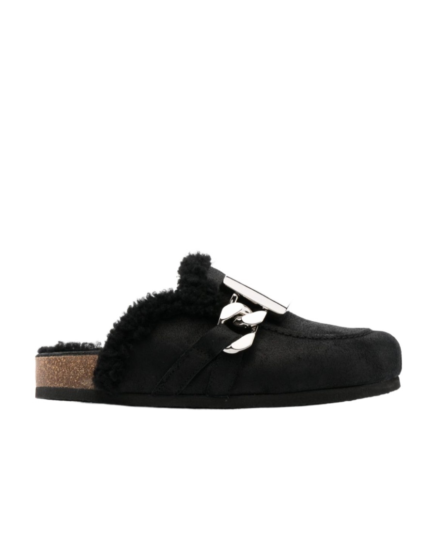 Jw Anderson Bare-heeled Muller Shoes In Black