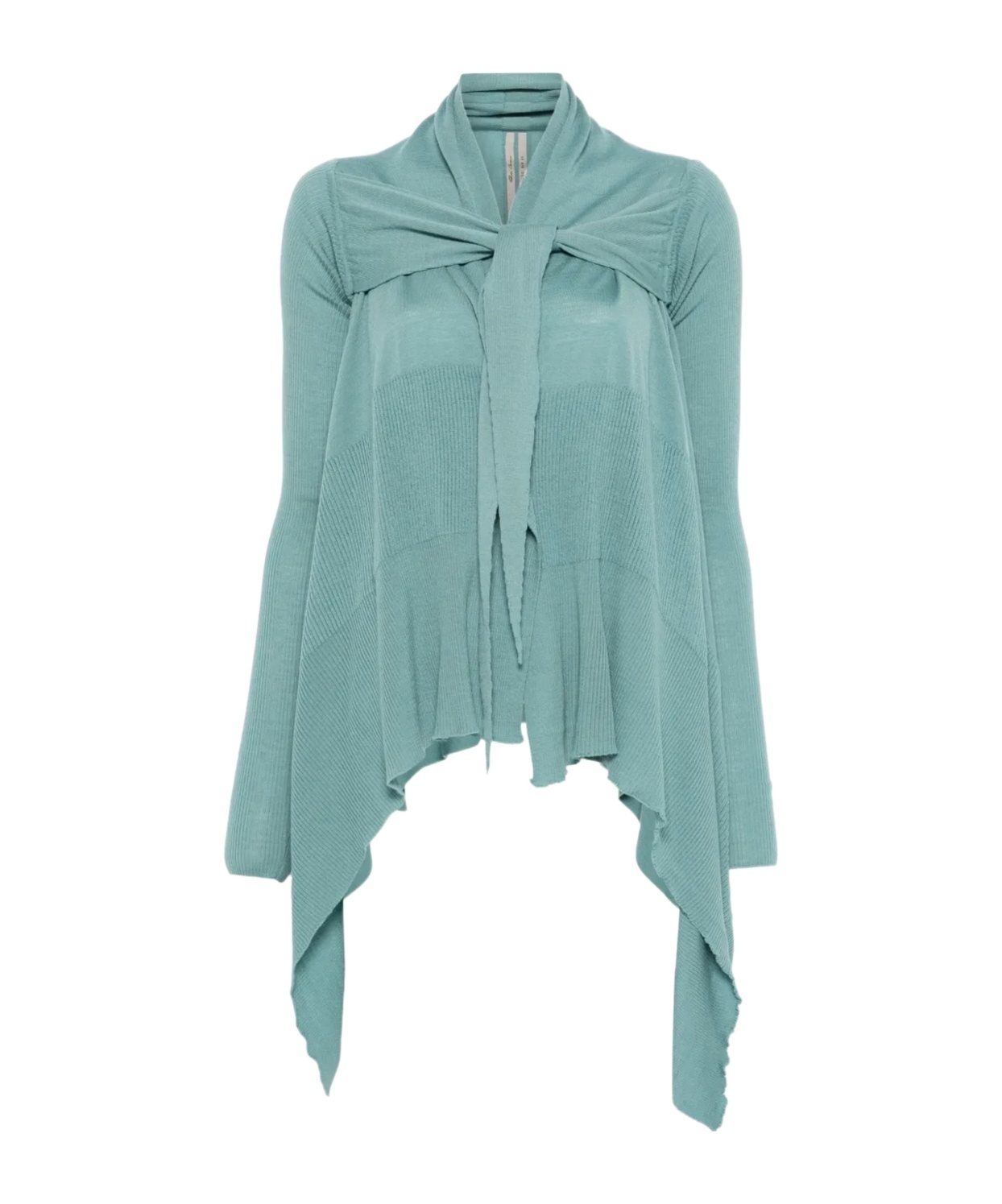 Rick Owens Wrap Cardigan In Green
