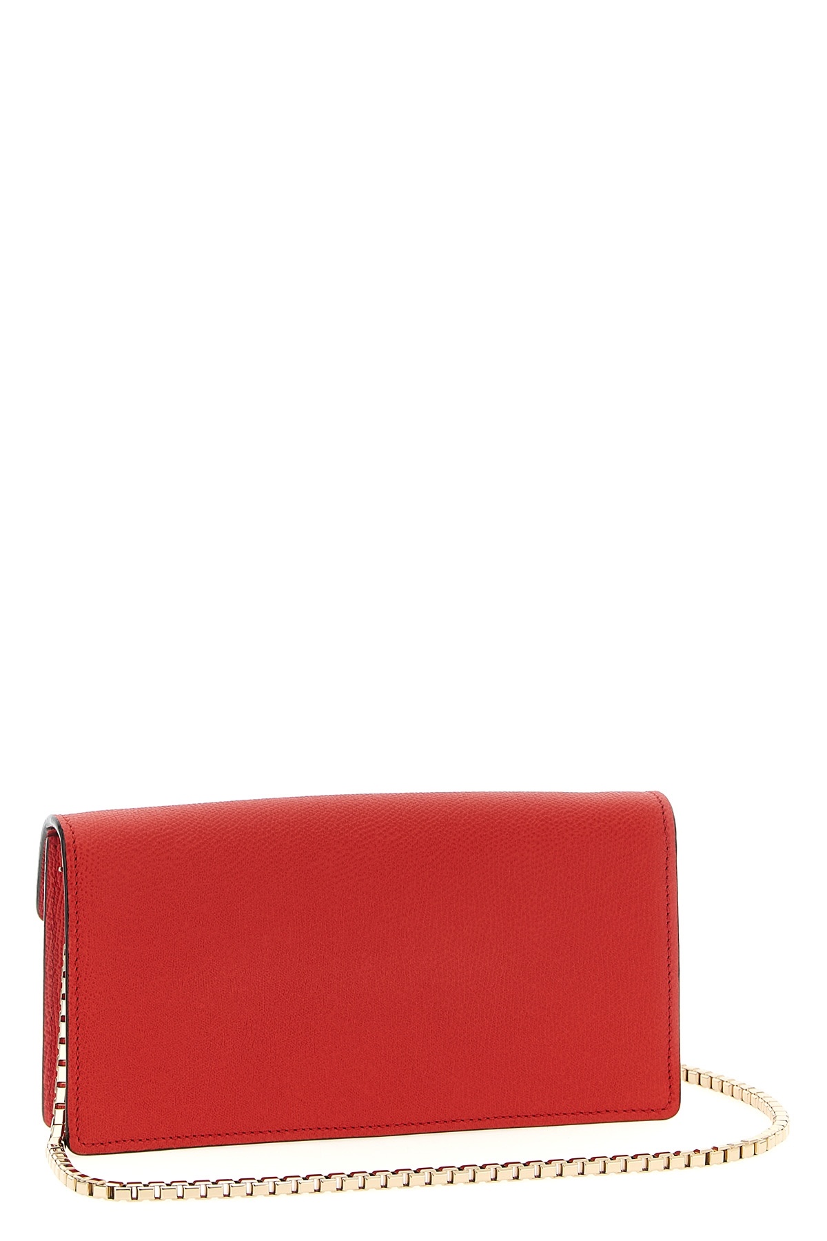 Valextra Clutch With Flap In Red