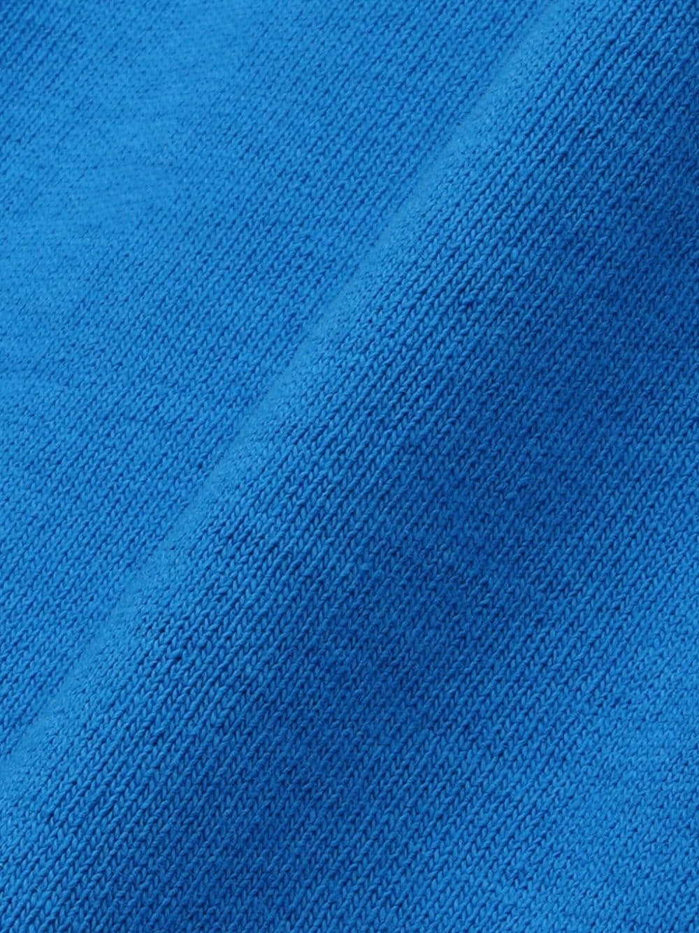Sporty And Rich Logo-print Cotton T-shirt In Blue