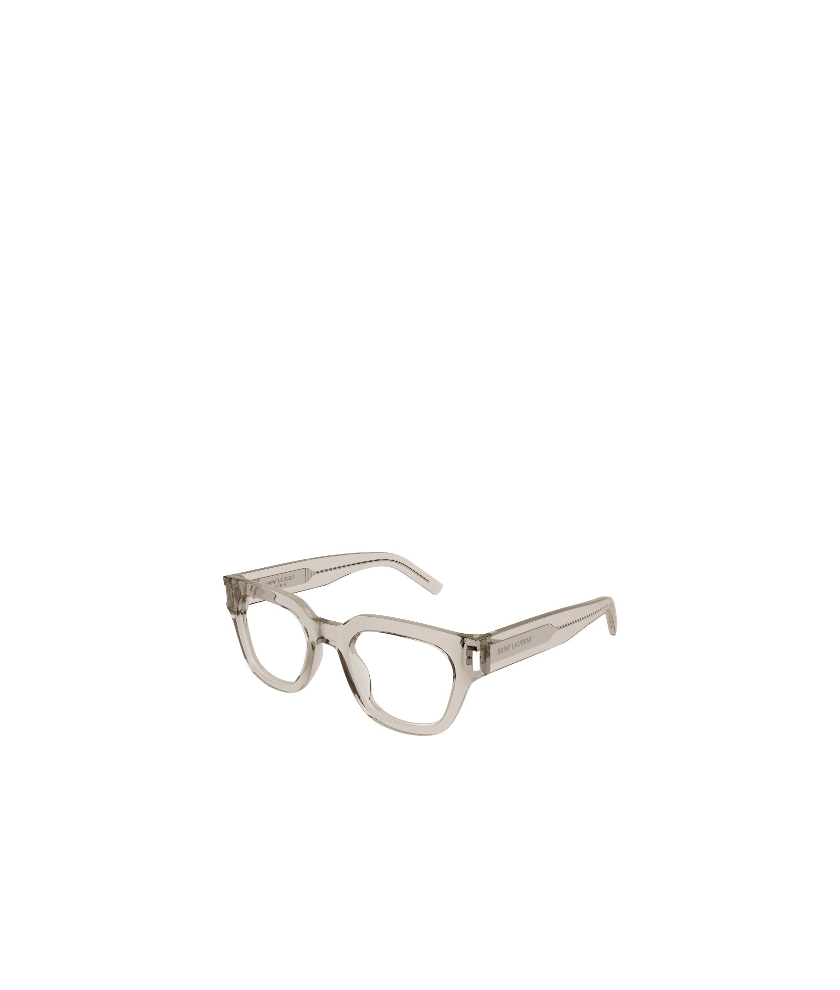 Saint Laurent Sl 661 Square-frame Glasses In Nude