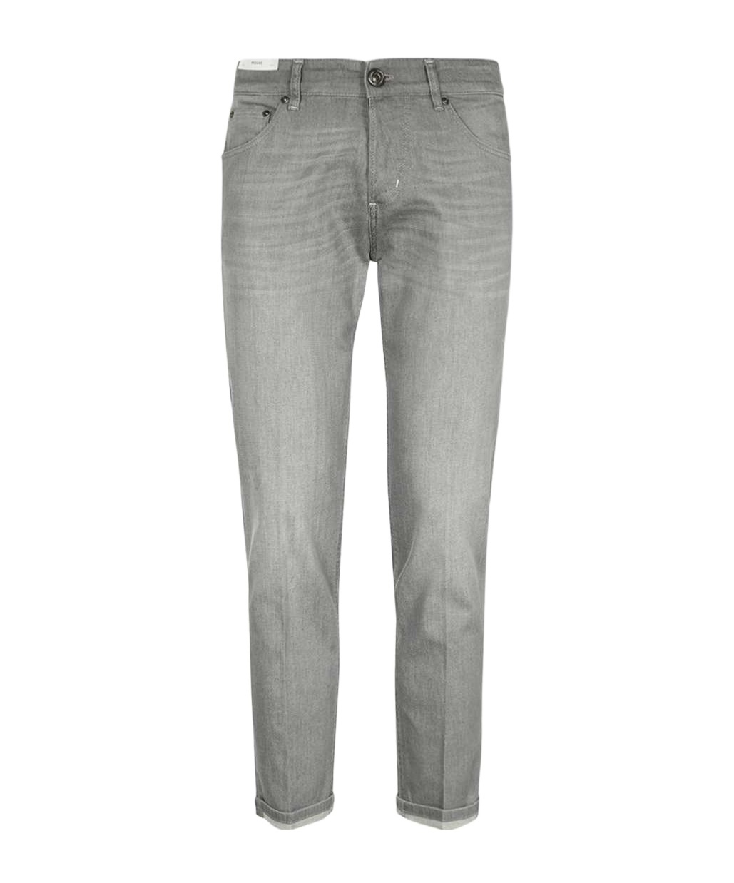 Pt Torino Logo Jeans In Gray