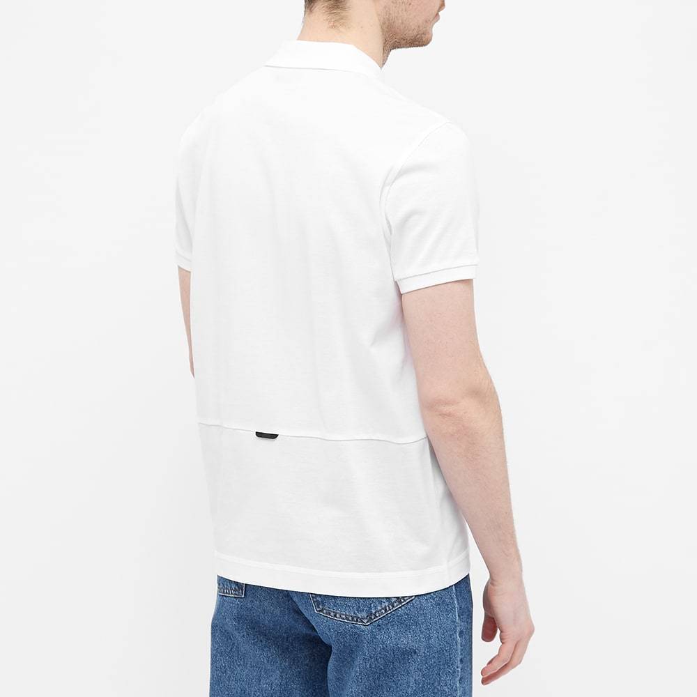 Moncler Classic Cotton Polo T-shirt In White