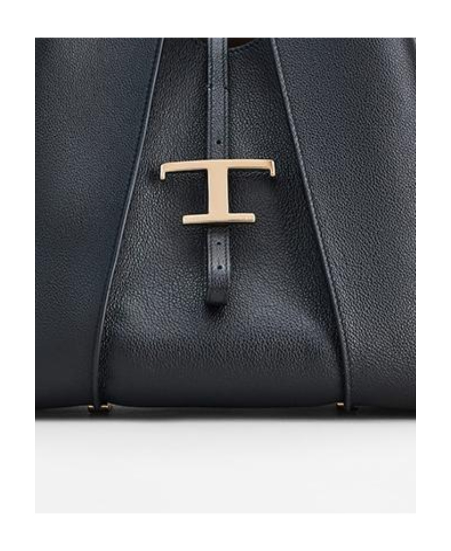 Tod's Timeless Leather Shopping Bag In Black