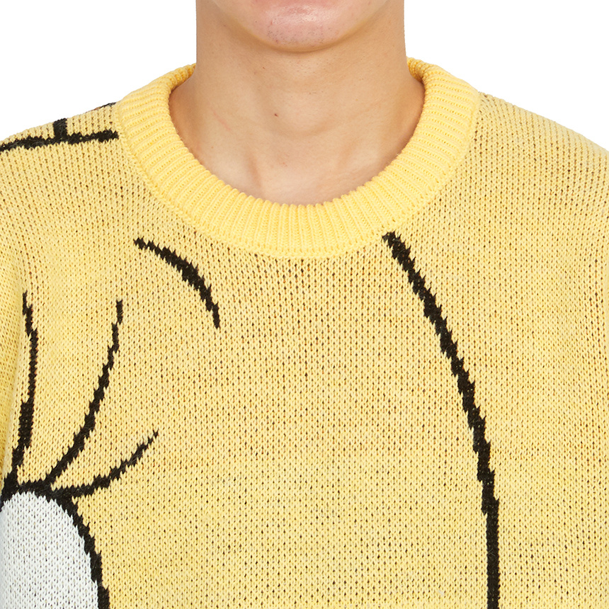 Family First Long-sleeved Sweater In Nude