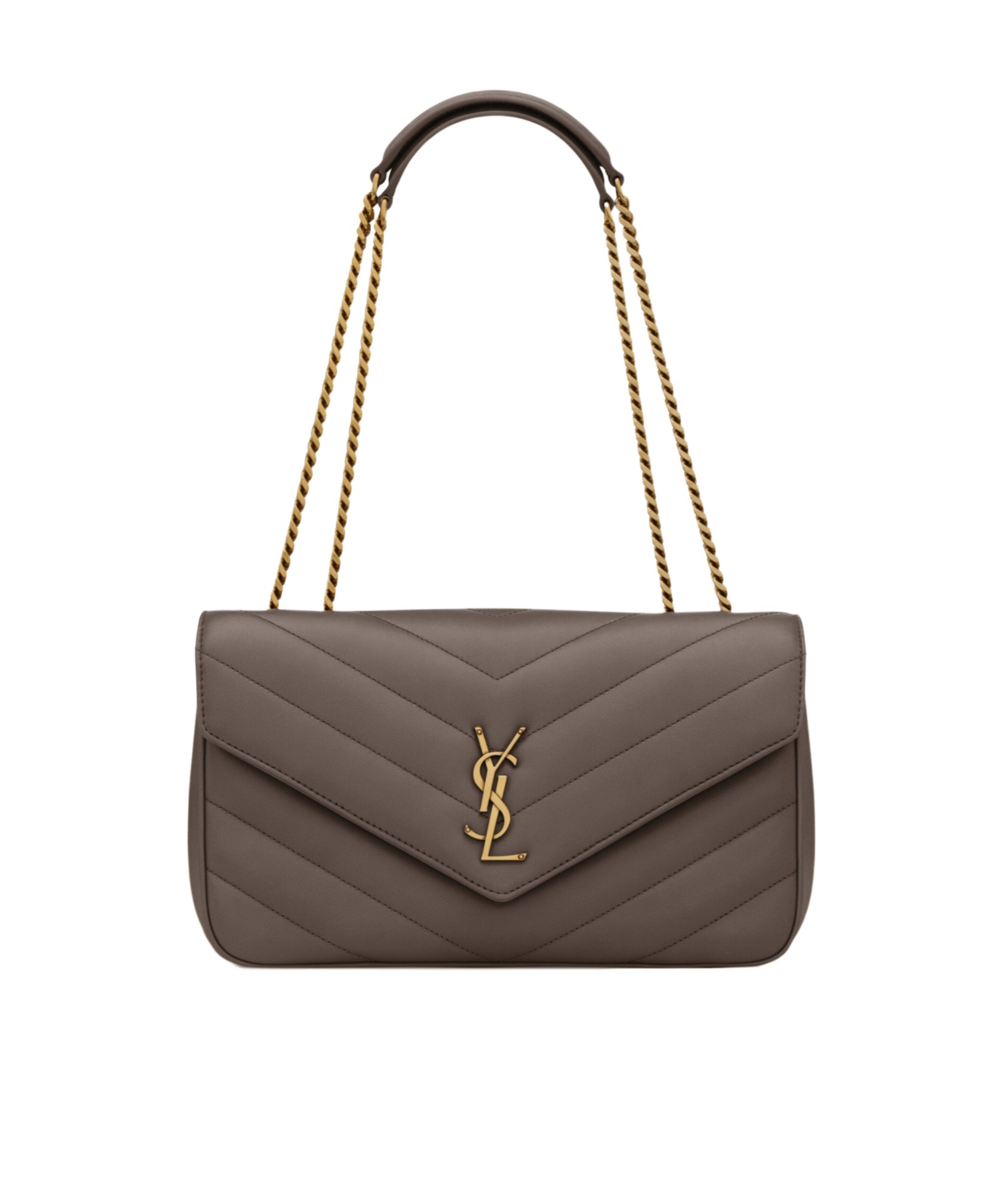 Saint Laurent Loulou Medium In Matelassé Lambskin