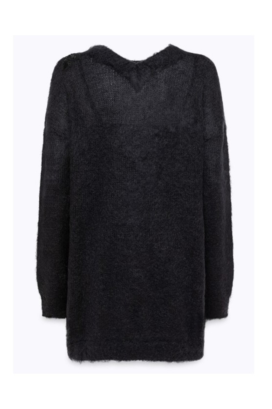 Blugirl Long-sleeved Dress In Black