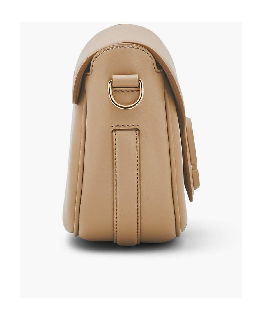 Shop Marc Jacobs The Covered J Marc Saddle Bag In Nude
