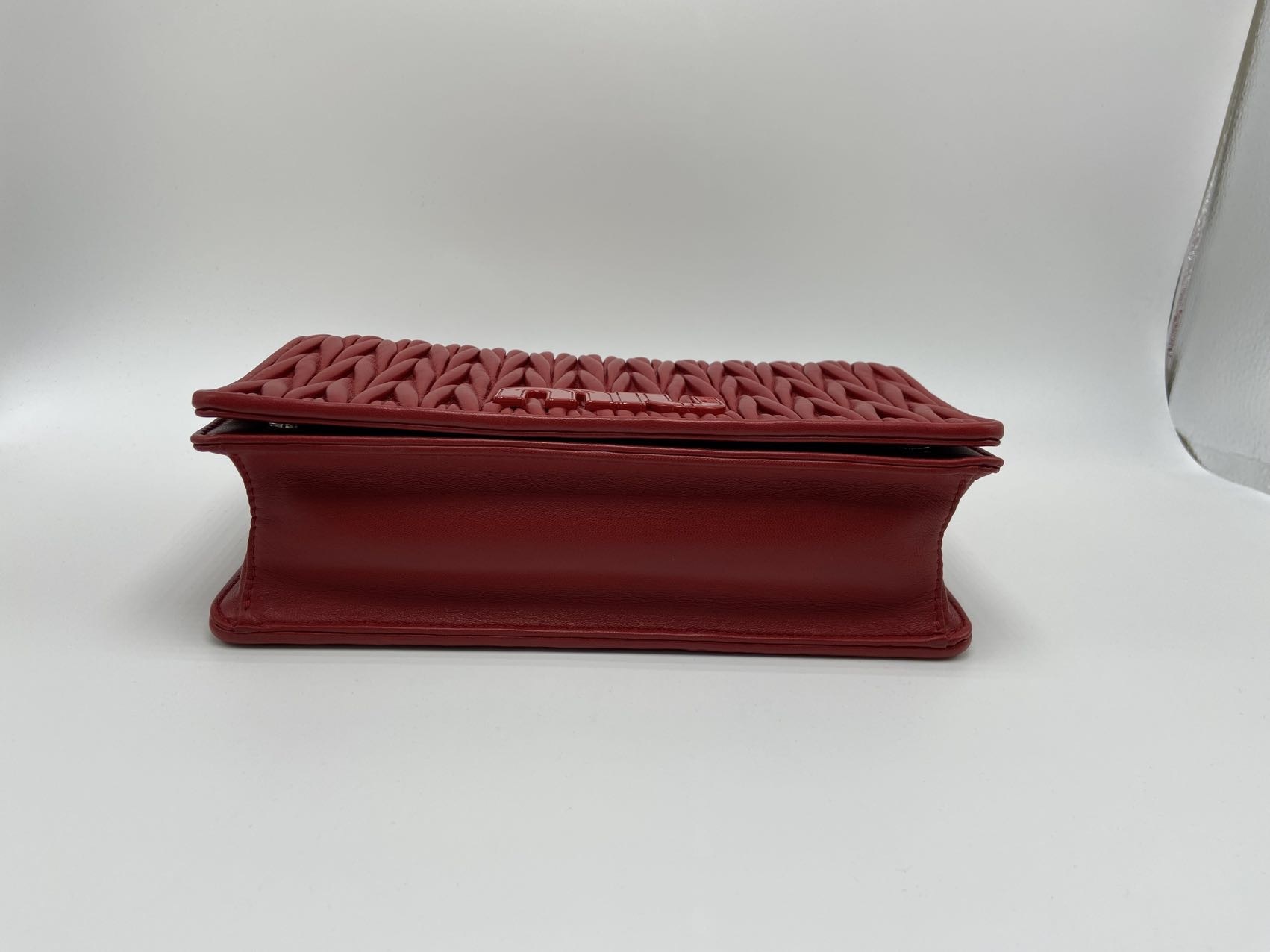 Miu Miu Flap Shoulder Bag In Brown