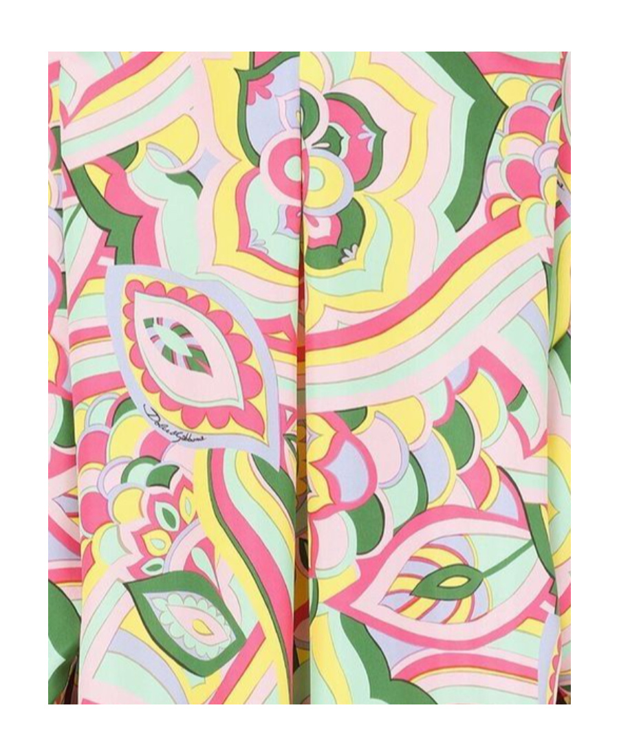 Dolce & Gabbana Abstract-print Silk Shirt In Multicolor