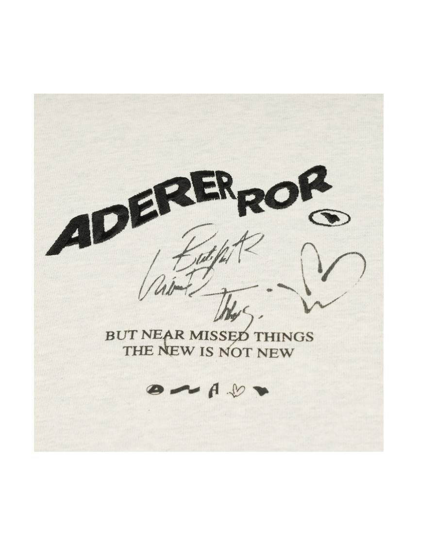 Ader Error Hoodie In White