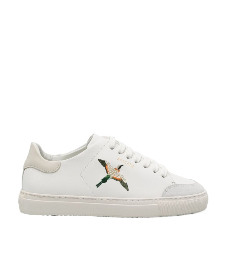 Axel Arigato Clean 90 B Bird Sneakers In White Leather In White