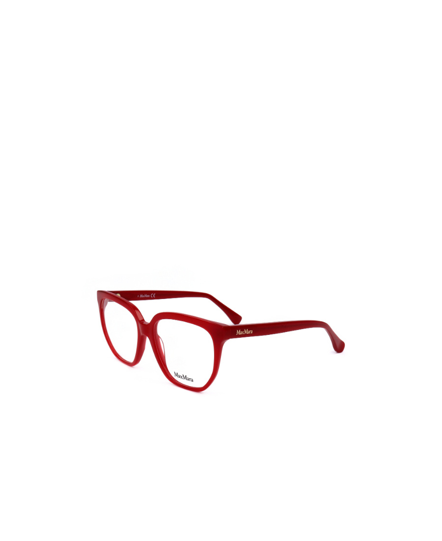 Max Mara Logo Flat Mirror In Red