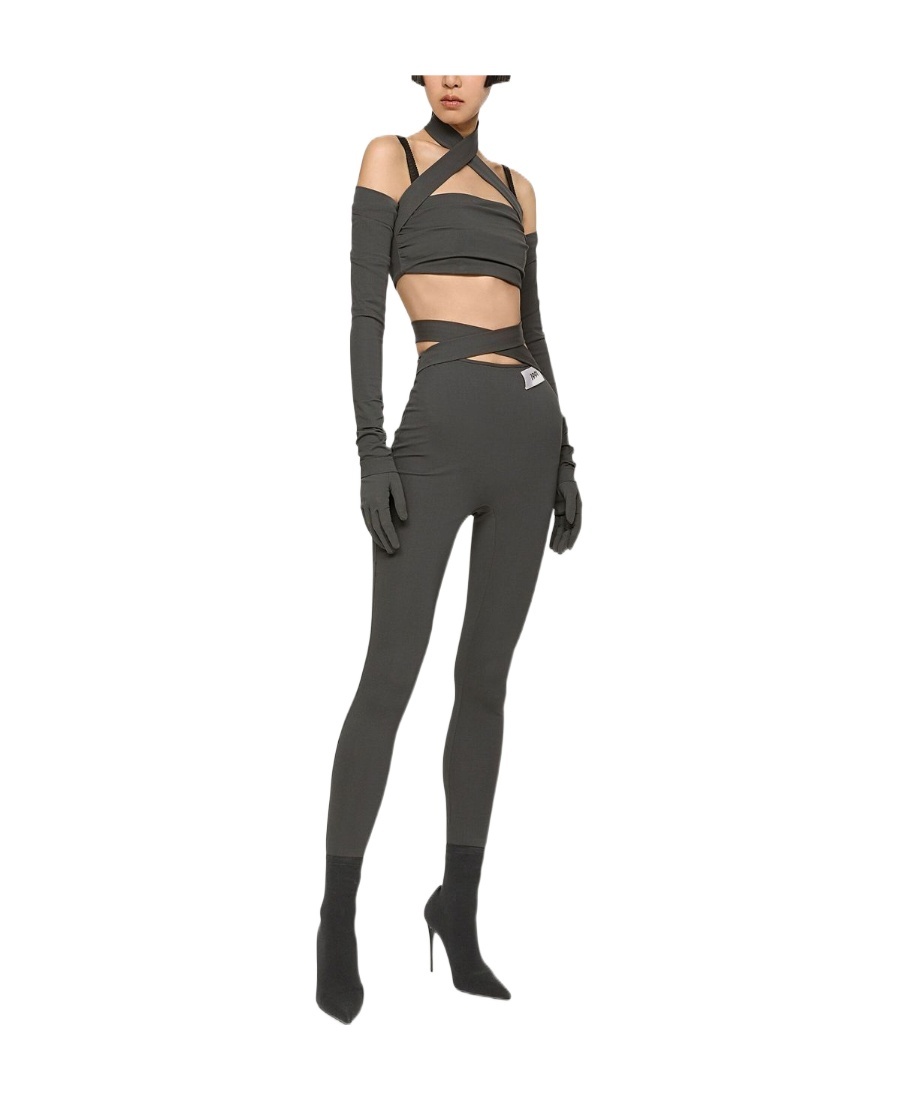 Dolce & Gabbana Logo Blouse In Black