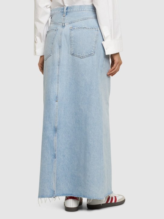 AGOLDE DENIM SKIRT WITH BELT LOOPS