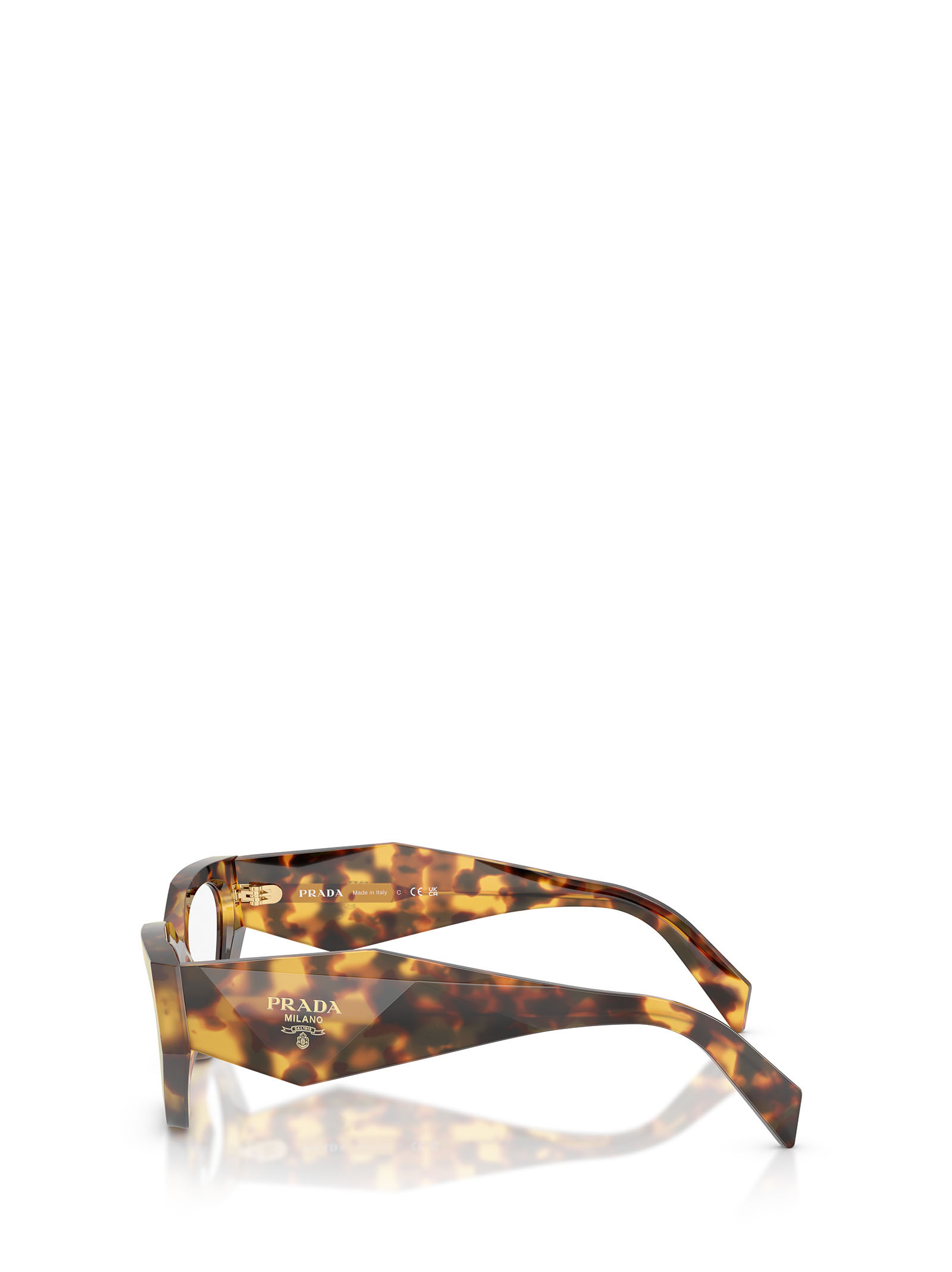 Prada Full-frame Plain Mirror In Brown