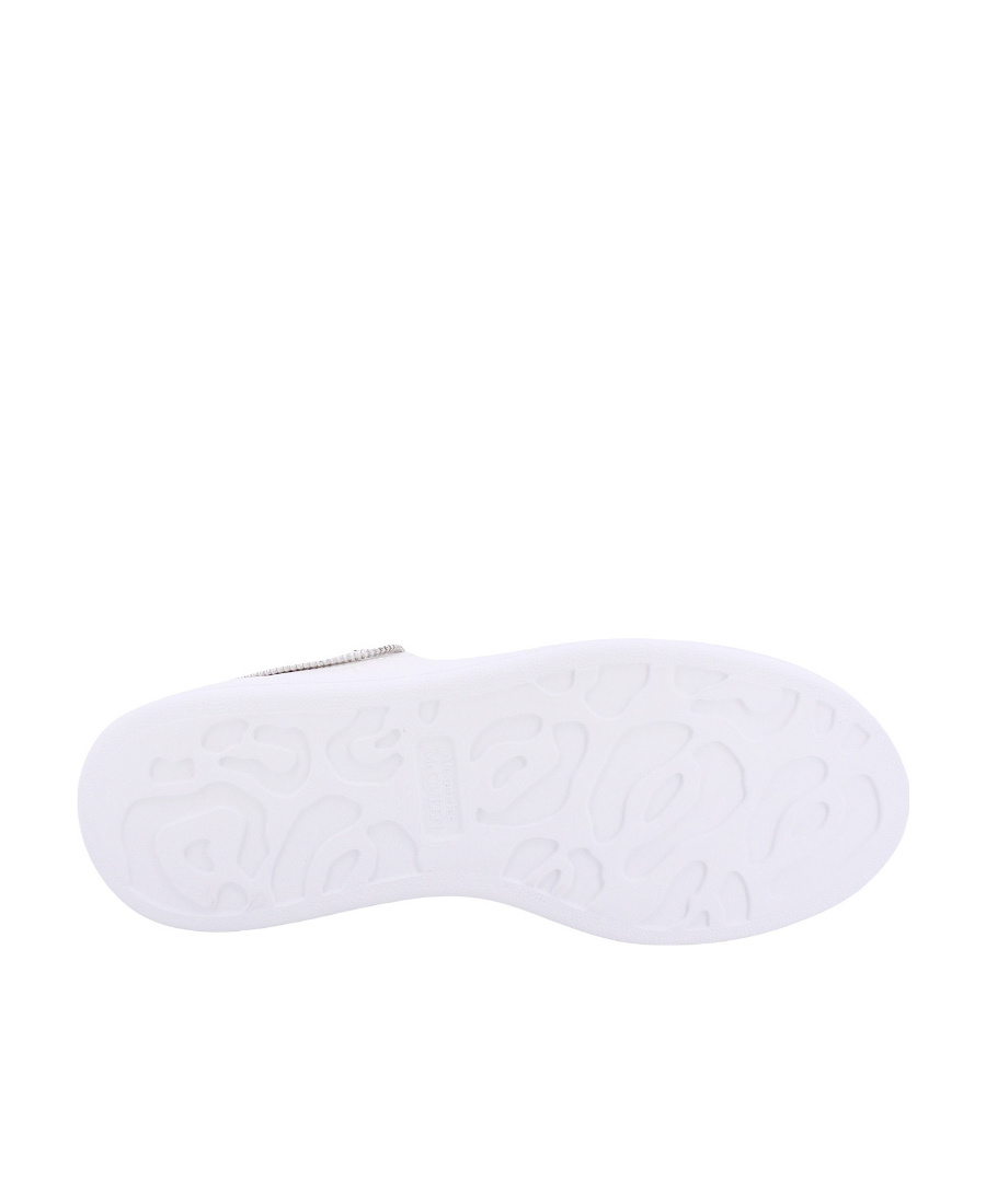 Alexander Mcqueen Larry Oversize Zip-up Sneakers In White