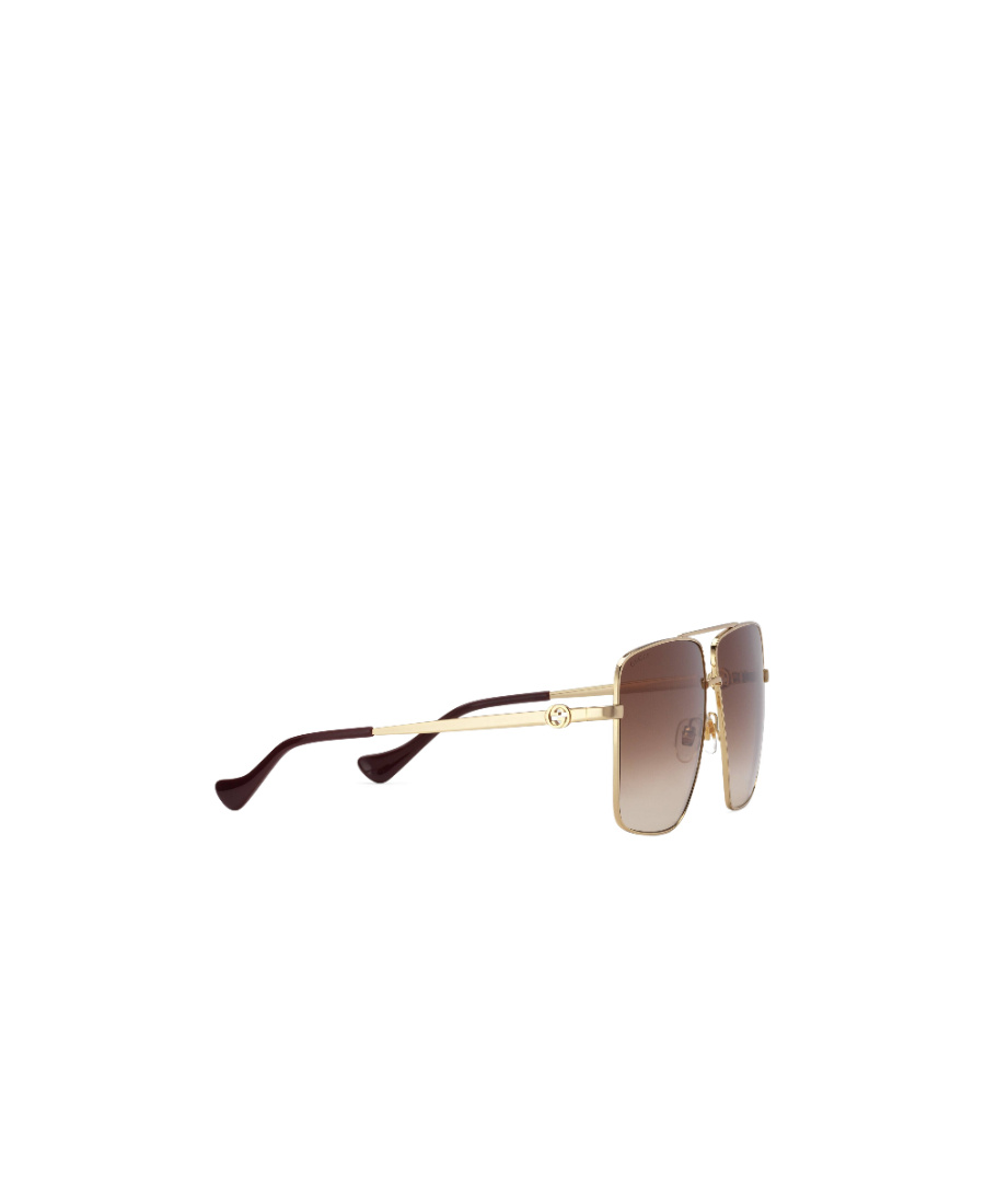 Gucci Square-frame Sunglasses In Brown