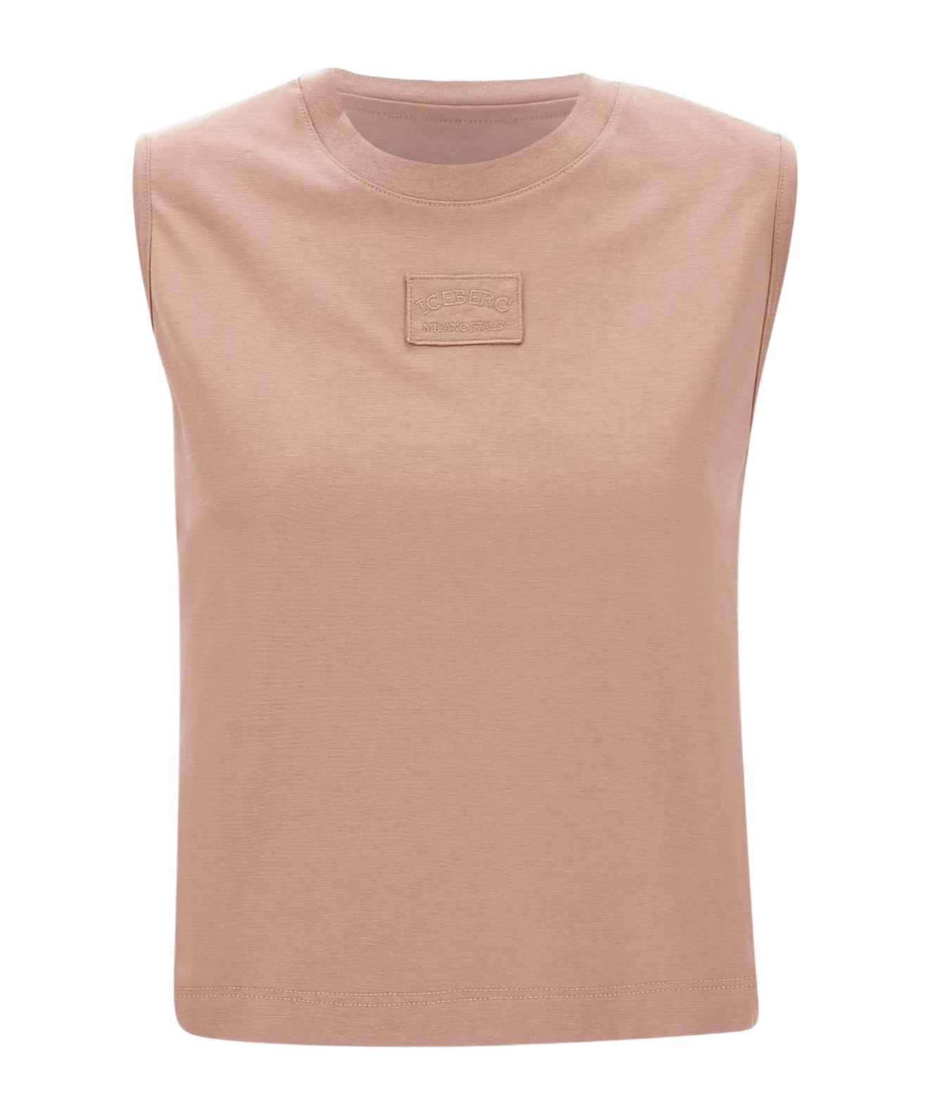 Iceberg Round-neck Vest In Pink