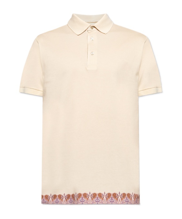 ETRO ETRO PAISLEY MOTIF-ADORNED POLO SHIRT