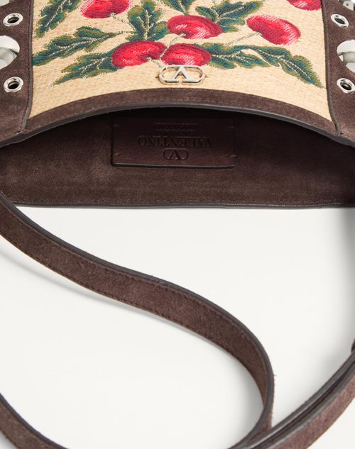 Valentino Small Tassel Shoulder Bag In Multicolor