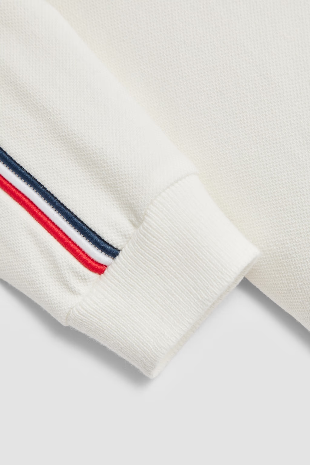 Moncler Logo-patch Polo Shirt In White