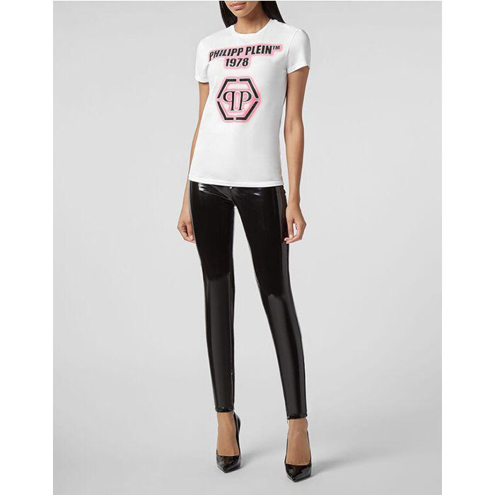 Philipp Plein Logo Details T-shirt In White