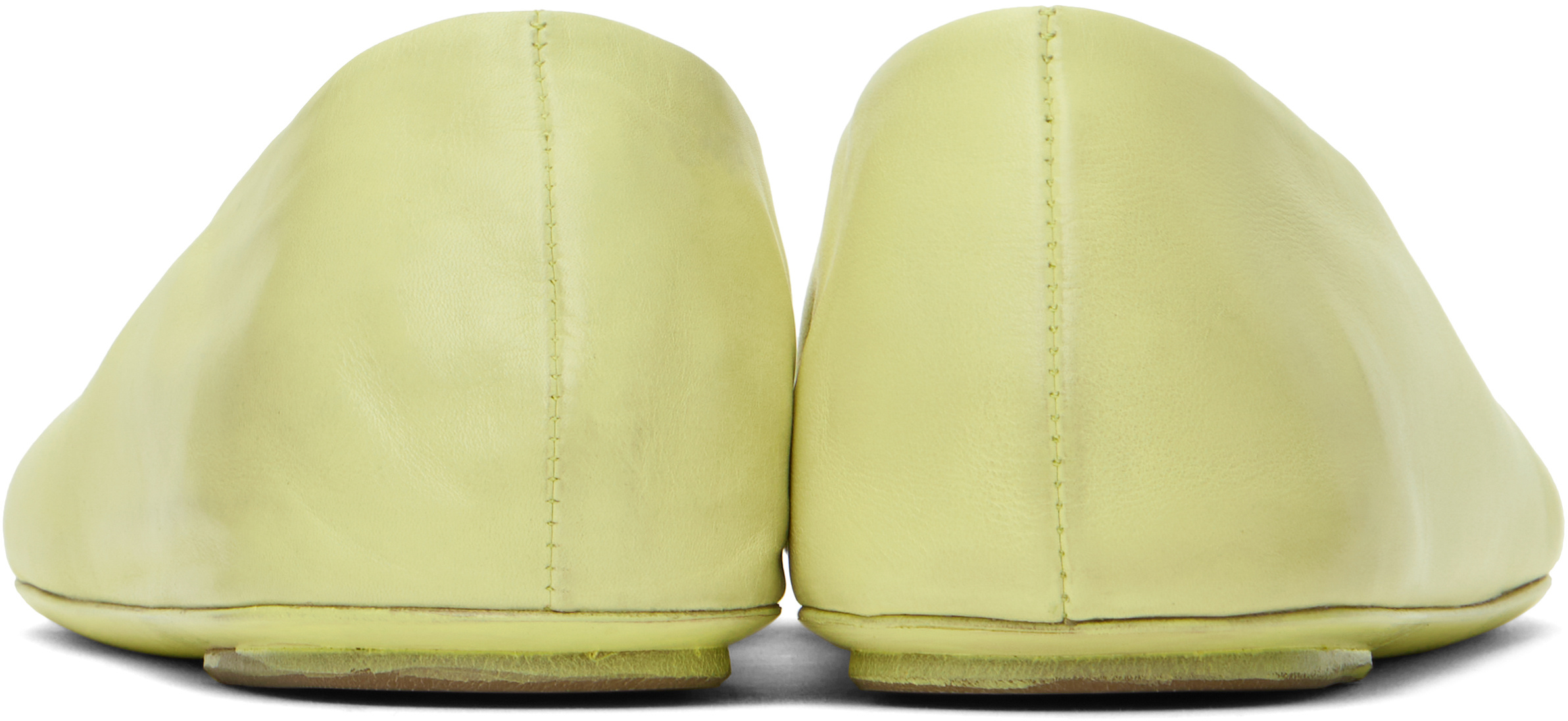 Marsèll Green Sfoglia Ballerina Flats In Multi