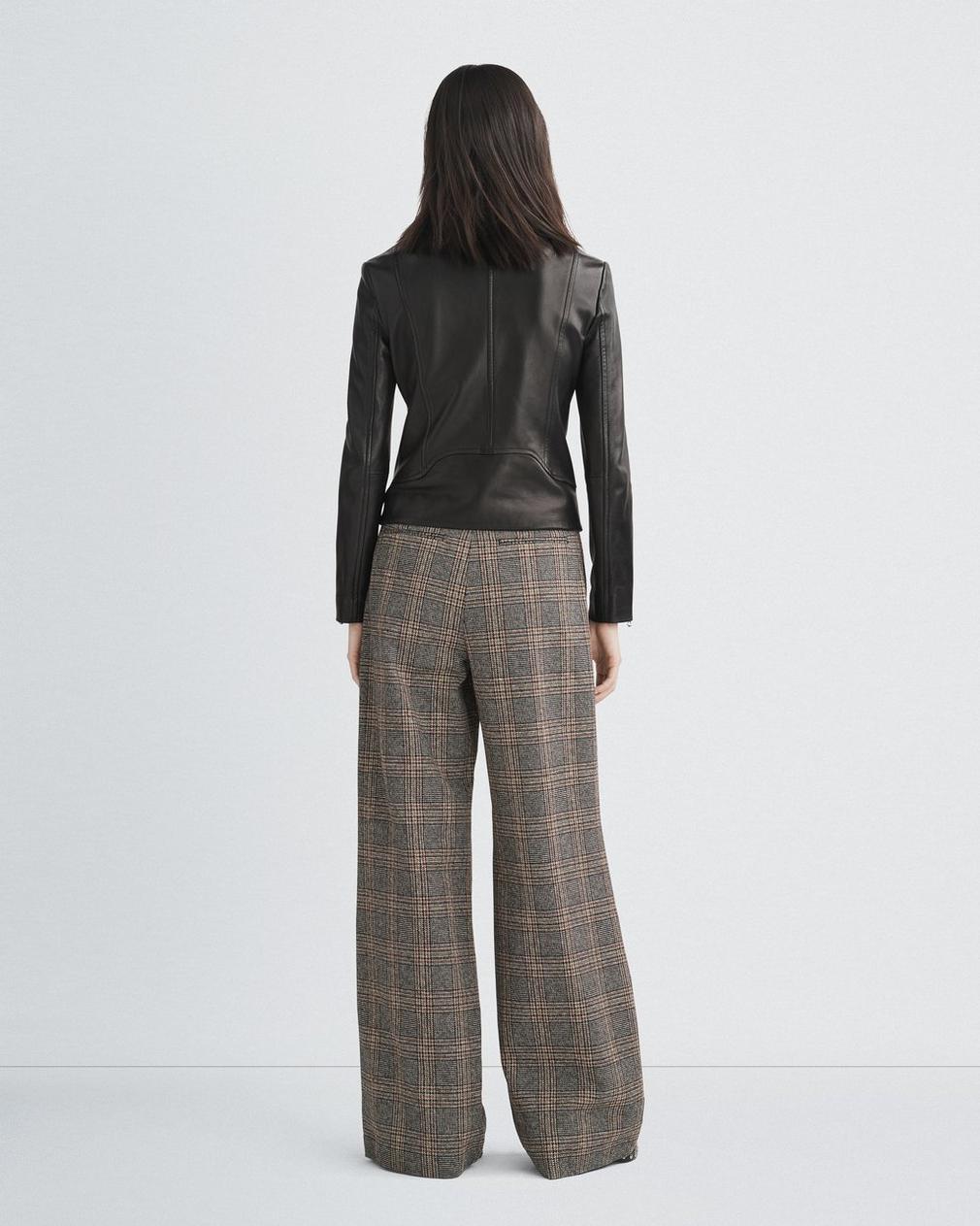 Rag & Bone Bennet Plaid Wide-leg Trousers In Gray