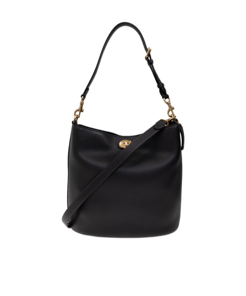 Coach Willow B Logo Detailed Tote Bag In Black