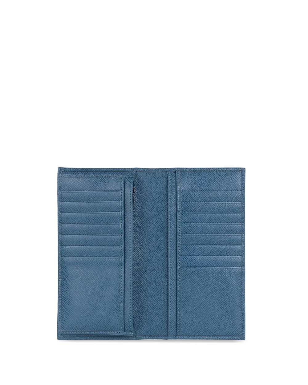 Dolce & Gabbana Logo Details Wallet In Blue