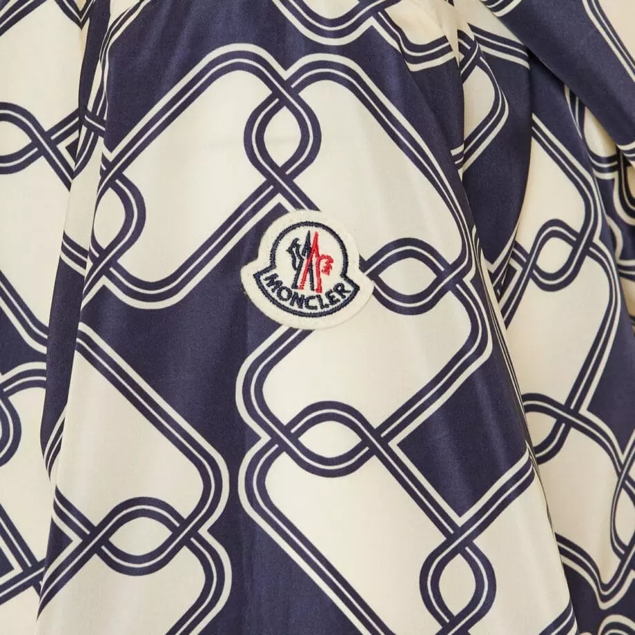 Moncler Iasone Graphic-print Hooded Jacket In Black