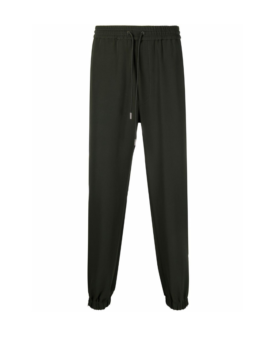 Alexander Mcqueen Drawstring Track Pants In Green