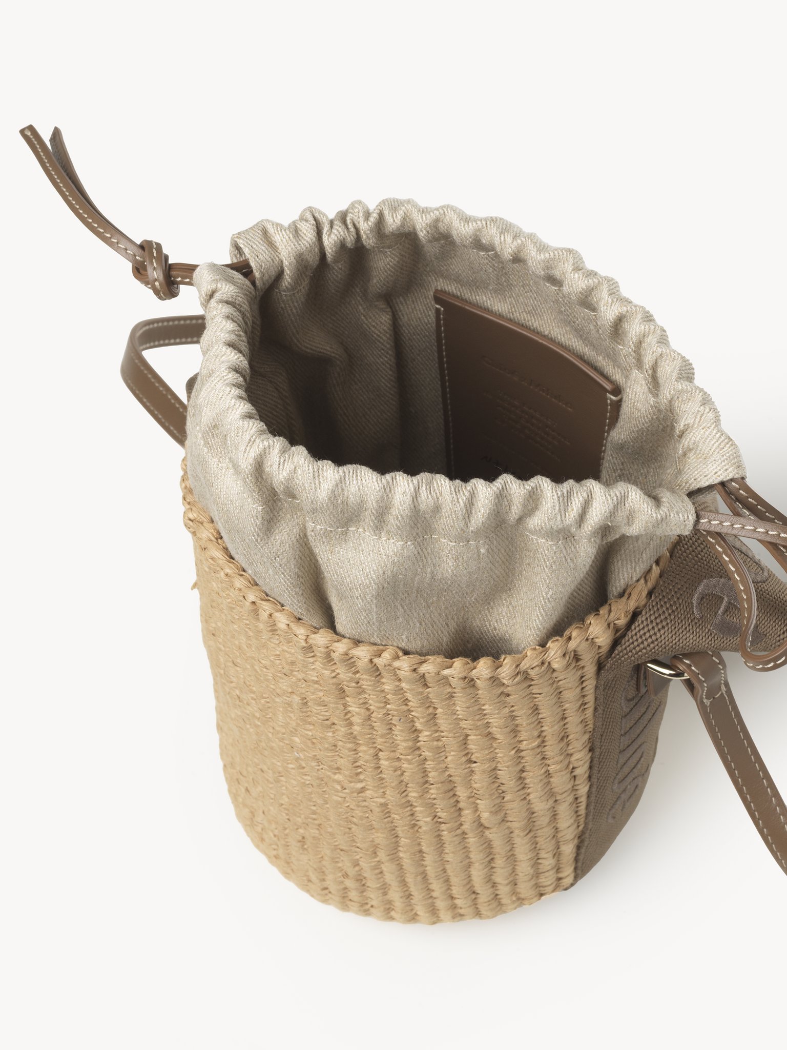 Chloé Sense Bucket Bag In Nude