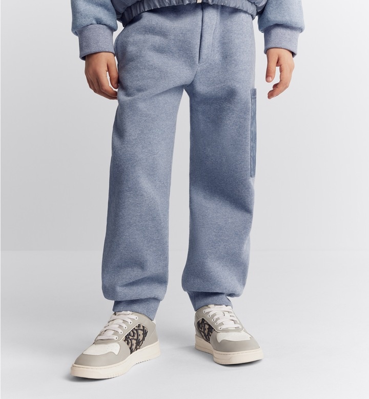 Dior Elastic Waist Sweatpants In Gray