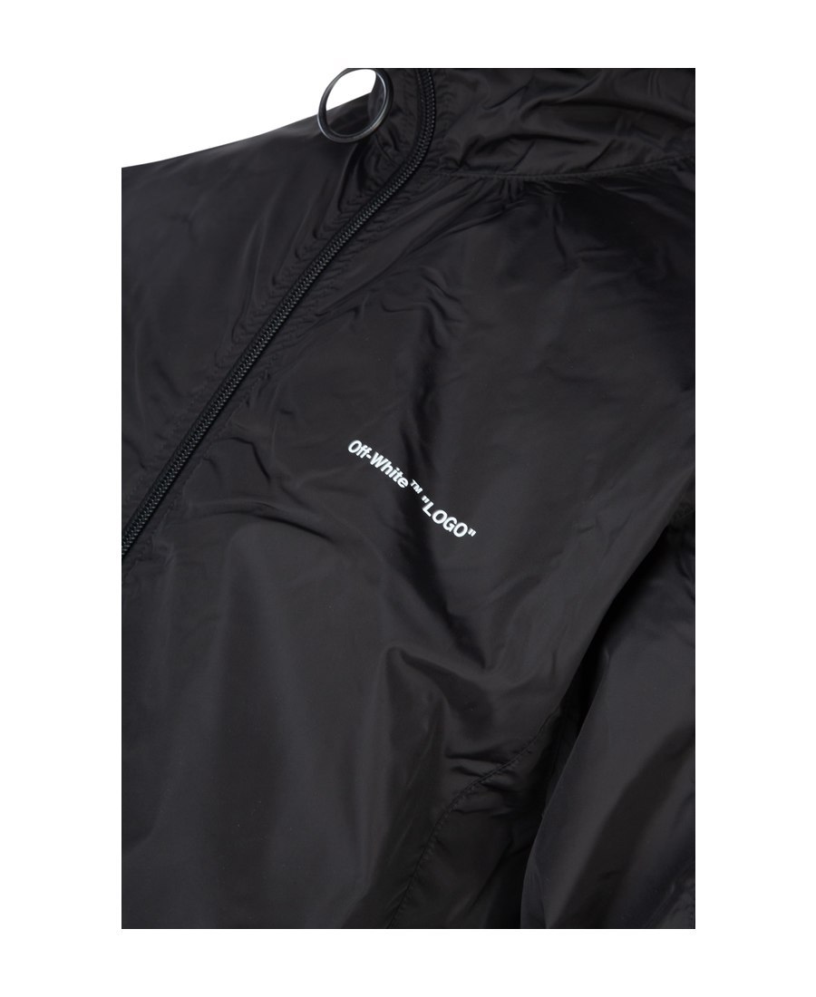 Off-white Black Zipper Jacket In Black