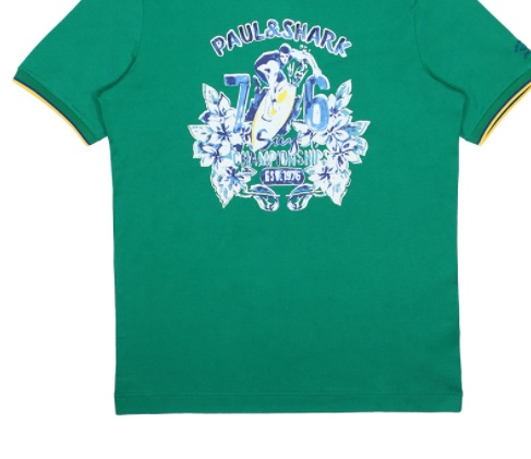 PAUL & SHARK LOGO PRINTED T-SHIRT