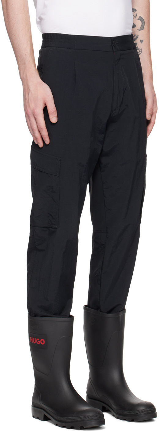 Hugo Boss Slim-fit Overalls In Black