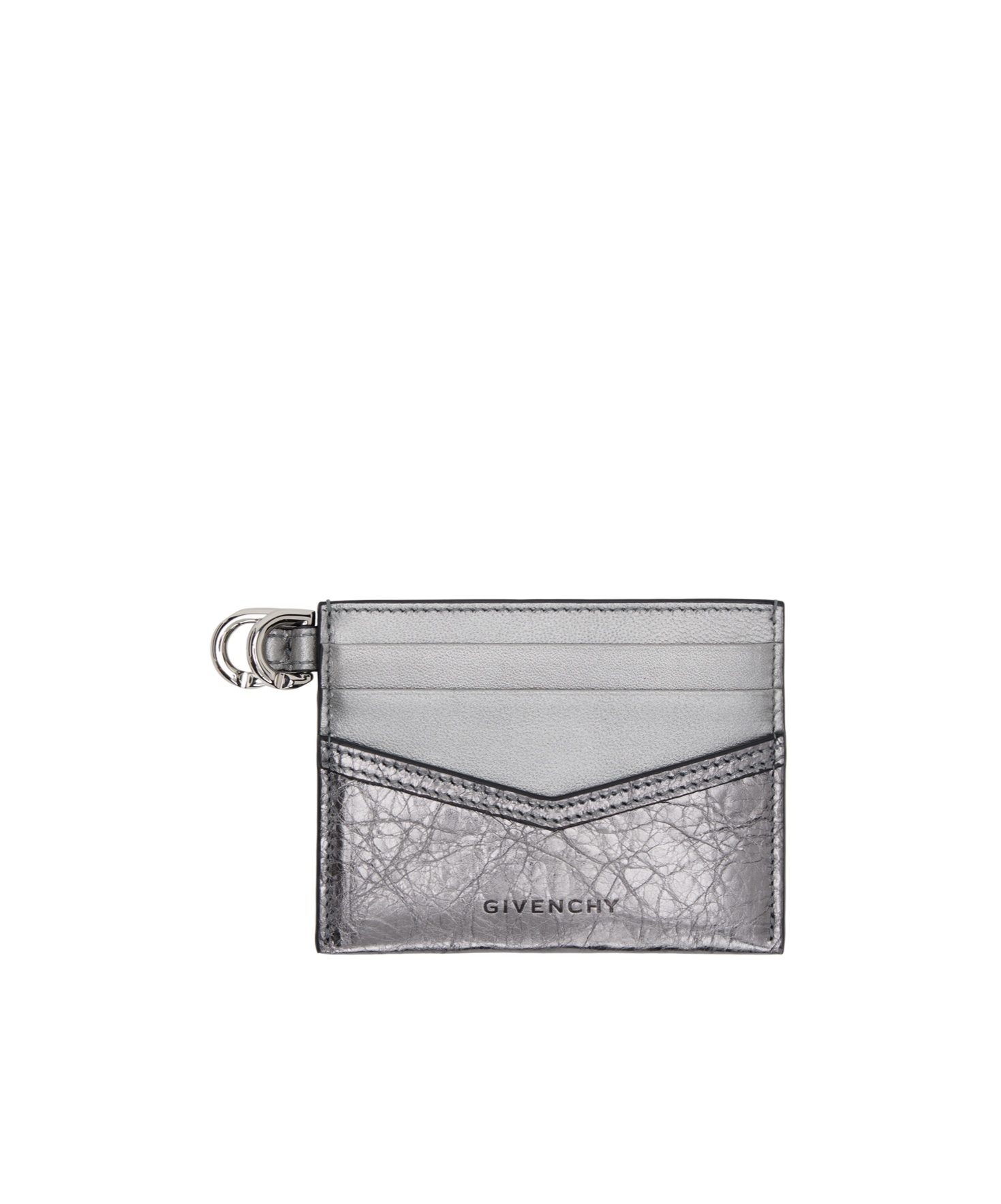 Givenchy Logo Card Bag In Gray