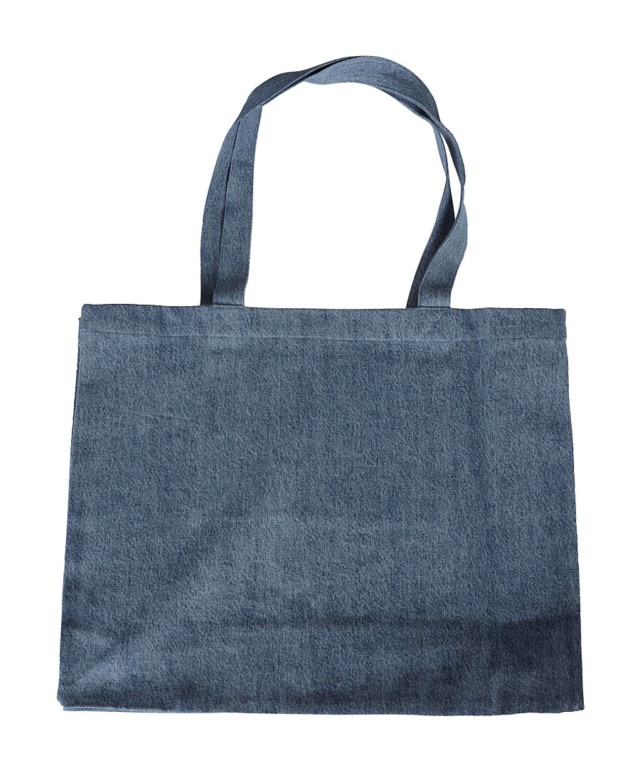 Apc Logo-print Cotton Tote Bag In Blue