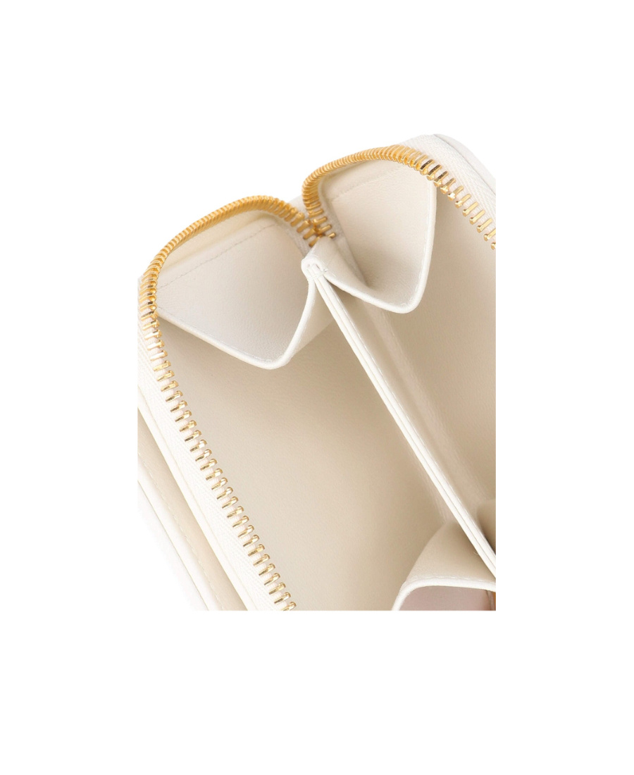 Miu Miu Embossed Wallet In White